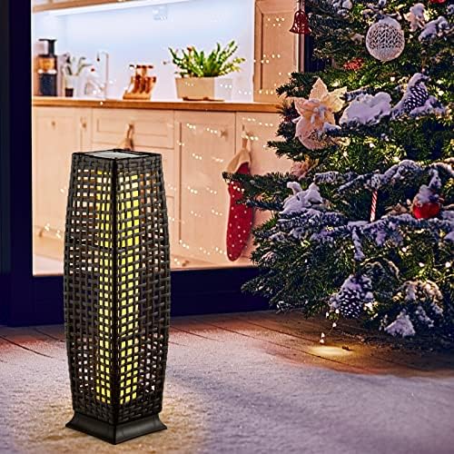 Tangkula 2-Piece Outdoor Solar Powered Floor Lamps - Image 4