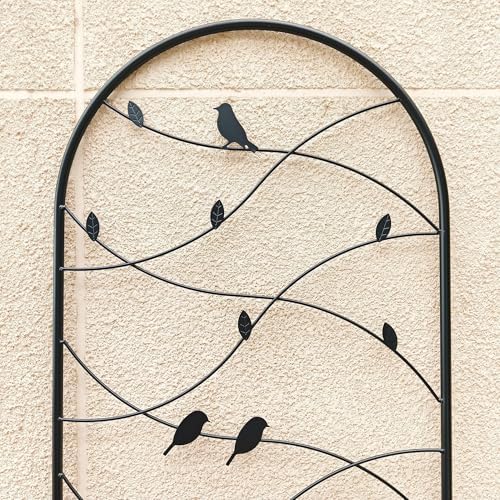 Garden Trellis for Climbing Plants Outdoor, 2-Pack 71" Metal Rustproof - Image 4