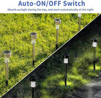 GIGALUMI Outdoor Waterproof Solar Pathway Lights, 20 Pack Cold White - Image 4