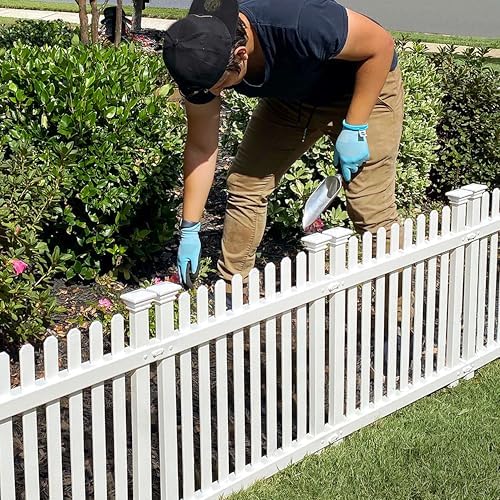 Zippity Roger Rabbit Garden Fence, White Vinyl DIY No Dig Kit by ZippityOutdoorProducts