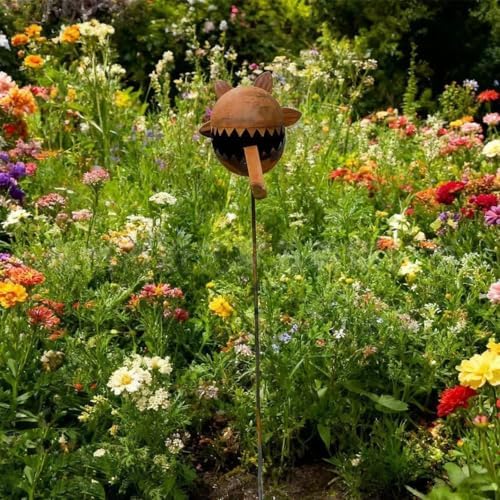 Gothic Halloween Ornament Yard Art Decor Weatherproof Metal Garden Stake - Image 4