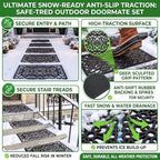 6 Packs Large Rubber Stepping Stones(23" x 15") - Image 7