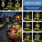 8Pack Solar Lights Outdoor, 120LED Firework Lights - Image 5