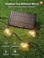 addlon 200FT Solar String Lights for Outside G50 Waterproof - Image 5