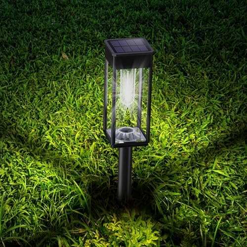 COXSENI Solar Path Lights Outdoor Waterproof 6500K Cool White, 8 Pack - Image 7