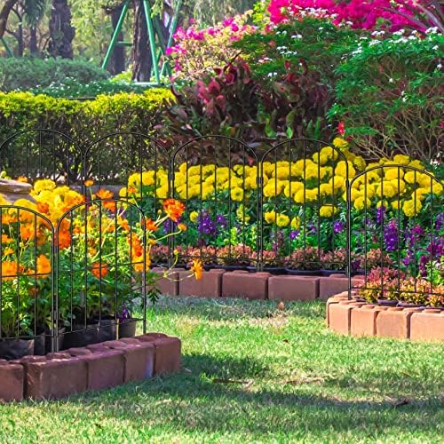 Decorative Garden Fence Fencing, 27ft (L) x 24in (H) Animal Barrier for Dog - Image 5