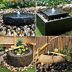20LB High Polished Colorful River Rocks,1-2.2 Inch Mixed Colorful Pebbles for Garden Landscaping, Decorative Stones for Fish Tank, Vase Filling, Outdoor Decorative River Rocks - Image 6