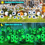NBQQ Halloween Decorations Outdoor Solar Scary Eyeball Lights - Image 3