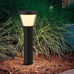 10W Rustproof & Waterproof Aluminum Cylinder Bollard Lights with PC Shade - Wired Modern Landscape Pathway Lights for Lawn, Courtyard & Garage by Unknown