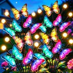 VOOKRY Solar Lights,Butterfly Firefly Swaying Realistic Fluttering Motion by VOOKRY
