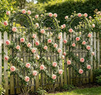 2 Pack 70.8"x19.7" Metal Gardon Trellis for Climbing Plants Outdoor, - Image 4