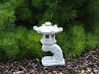 Concrete Pagoda Figurine Asian Garden Lantern Decoration Pagoda for Candles Sculpture Zen Garden Style - Image 5