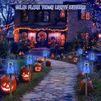 Solar Torch Lights with Flickering Flame Larger Size Halloween Decorations - Image 6