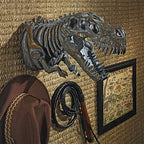 Design Toscano Bones of The Dinosaur T-Rex Skeleton Wall Sculpture, 16.5 Inches, Full Color - Image 3