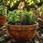 Premium Electroculture Copper Garden Antennas (3-Pack) – Decorative Butterfly Plant Growth Boosters for Tomatoes, Vegetable Gardens, Raised Beds & Houseplants – 99% Pure Copper Stakes - Image 4