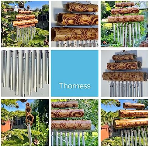 TRIPLE BAMBOO CHIME| Windchimes | Garden Chimes | Bamboo Windchimes | Indoor and Outdoor | Feng Shui | Meditation | Garden Sounds - Image 7