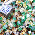 NUPICK 10 Pound Fire Glass, 1/2 Inch Reflective Fire Pit Glass by CreateAmazingChoice