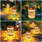 2 Pack Hummingbird Solar Lanterns Outdoor Waterproof Garden Decor, Birthday Gifts for Women Mom Grandma, Metal Hanging Solar Lights for Yard Patio Pathway Backyard Porch - Image 5