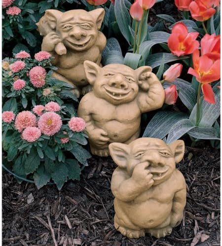 Design Toscano The Picc-a-Dilly Gargoyle Sculptures - Medium Set Includes: Medium Bum, Ear a... - Image 2