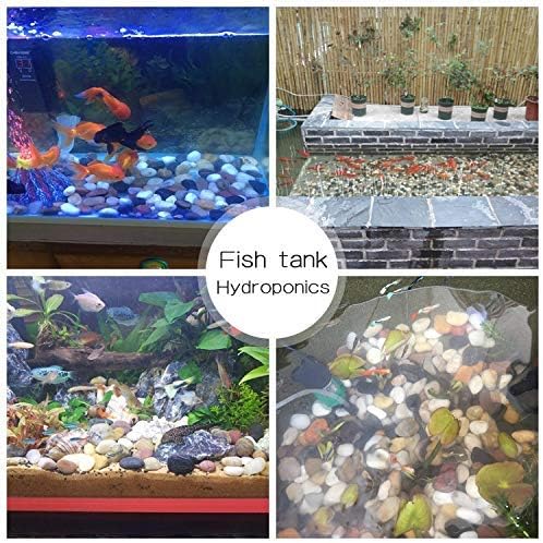 Voulosimi 18 LBS River Rock Stones, Natural Decorative Polished Mixed Pebbles Gravel,Outdoor Decorative Stones for Plant Aquariums, Landscaping, Vase Fillers - Image 3