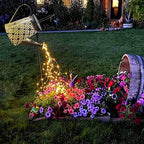Solar Watering Can Lights, Large Retro Metal Hanging Solar Lights Outdoor Waterproof, Mother's Day Birthday Gifts for Women Mom Grandma Garden Yard Light LED Decoration Outside for Porch Lawn Patio by Vcdsoy