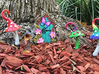 GlitZGlam Magical Miniature Mushroom Collection - 4 Fairy Garden Beautiful Miniature Mushrooms Included. A Gnome- Fairy Garden Accessory - Image 6