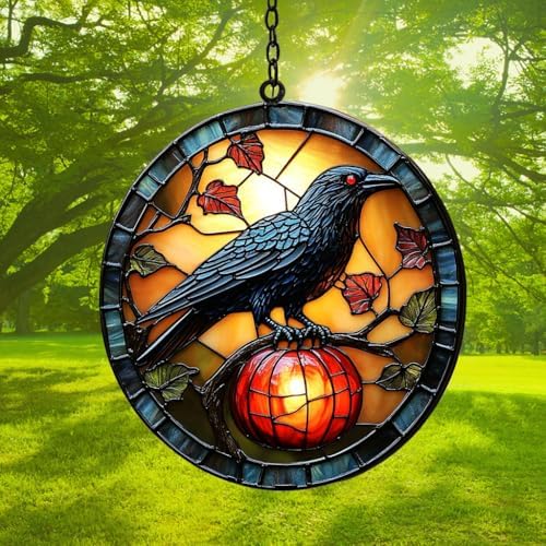 Raven Acrylic Suncatcher - Image 3