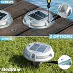 SIEDiNLAR Solar Driveway Lights Outdoor, 16 LEDs with 9 Modes RGB (12 Pack) - Image 6