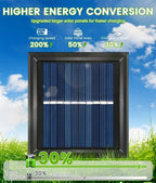 8 Pack Solar Pathway Lights Outdoor Waterproof, Bright Solar Garden Lights - Image 4