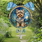 Yorkshire Terrier Dog Ears Wind Spinner, Yorkshire Terrier Wind Spinner Hanging for Yard and Garden (Yorkshire Terrier) - Image 6