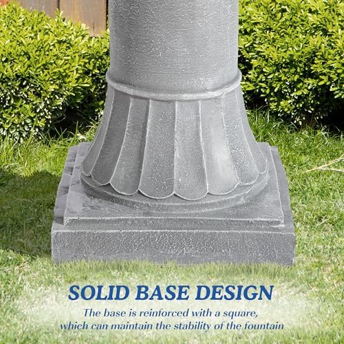 48.4" H Italian Outdoor Water Fountains, Fountains and Waterfalls - Image 4