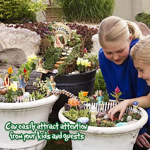 Yulejo 18 Pieces Garden Miniatures Fairies Mini Figurine Fairy Accessories Outdoor Decor for Garden Yard Lawn Supplies - Image 4