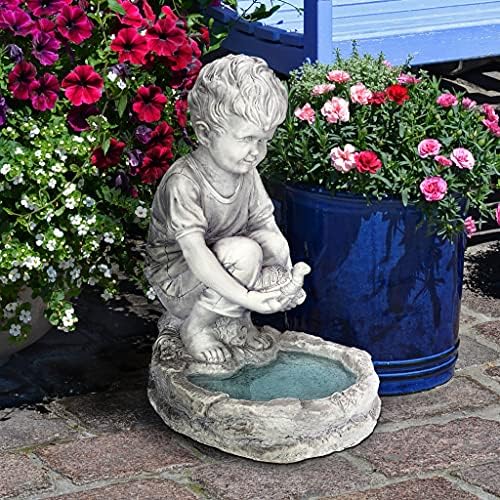 Tommy at The Turtle Pond Little Boy Statue - Image 3