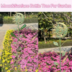 71" H Moon & Sun Face Glass Bottle Tree,Wine Bottle Trees,Bottle Tree Stand - Image 3