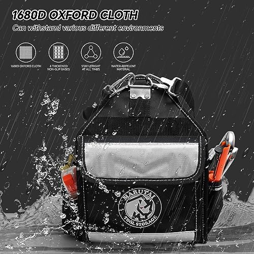 MARUTAI 10in Small Tool Tote Bag, 43-Pocket Organizer for Vehicle Storage - Image 3
