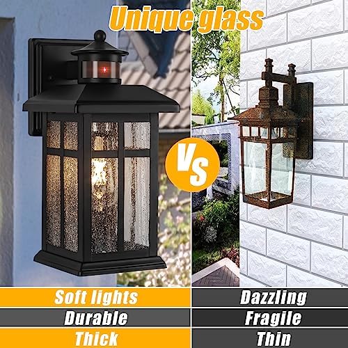 Brilvibera Outdoor Wall Light Motion Sensor, Dusk to Dawn Outdoor Lighting - Image 6