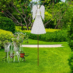 Angel Garden Stake Decorative Yard Art Metal Angel Outdoor Garden Decor - Image 2