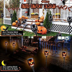 Toodour Solar Halloween Lights Outdoor, 4 Packs Solar Torch Light - Image 2