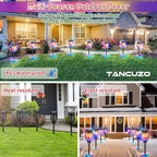 6Pack Solar Lights Outdoor, Solar Torch Light with Flickering Flame - Image 3