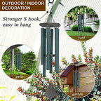 Large Wind Chimes for Outside 36 inch Green Deep Tone Garden Gift Outdoor - Image 4