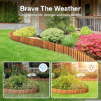 Land Guard Corrugated Garden Edging Border, 12" x 50' Landscape Paver Edging, Tall Landscape Edging, Fence for Garden, Flower Bed, Lawn and Landscape Edging (Rusty) - Image 4