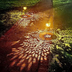 2 Pack Tree of Life Outdoor Solar Hanging Lanterns Waterproof LED Solar Lights Metal Decorative Lantern for Garden, Patio, Courtyard, Backyard, Yard Decor Unique Tree of Life Gifts for Women Gardening - Image 6