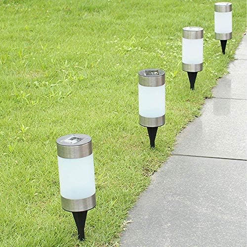 Solar Ground Lights Outdoor, Disk Light Led Warm White Waterproof Solar Powered Lights, In-Ground Walkway Deck for Pathway Driveway Landscape Garden Patio, Lawn, Yard,Warm Light - Image 5