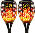 Walensee Solar Lights Outdoor Upgraded 43"(2 PACK) 96 LED Waterproof Flickering Flames Torch Lights Outdoor Solar Spotlights Landscape Decoration Lighting Dusk to Dawn Auto On/Off Security Torch Light by Walensee