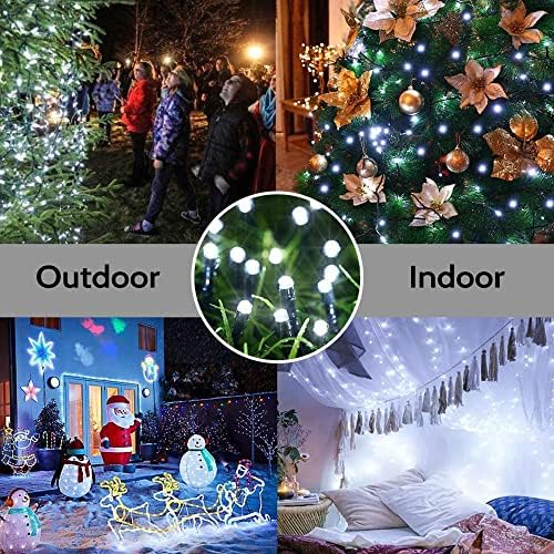 Joomer Solar Christmas Lights Outdoor, 2PACK Total 144FT 400LED, White - Image 6