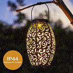 Solar Lanterns Outdoor Waterproof 2 Pack Solar Garden Lanterns Garden Decor - Image 4