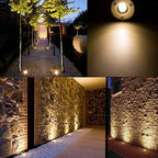 12Pack Well Lights LED Low Voltage Landscape Lights, Outdoor In Ground Light 12V-24V 5W Warm White 3000K, IP65 Waterproof Up Lighting for Pathway, Driveway, Deck, Garden, with Wire Connectors - Image 7