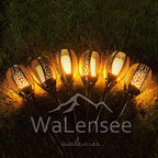Walensee Solar Lights Outdoor Upgraded 43"(2 PACK) 96 LED Waterproof Flickering Flames Torch Lights Outdoor Solar Spotlights Landscape Decoration Lighting Dusk to Dawn Auto On/Off Security Torch Light - Image 3