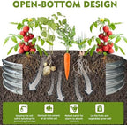 TBMLC 48" Round Galvanized Steel Fire Ring Pit/Raised Garden Bed Kit - Image 4