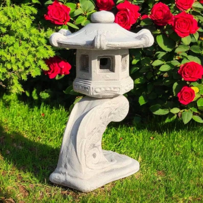 Garden Pagoda Sculpture Zen Home Decor Japanese Pagoda Backyard Lantern Figure Outdoor Ornament Pagoda Decoration Zen Art - Image 5